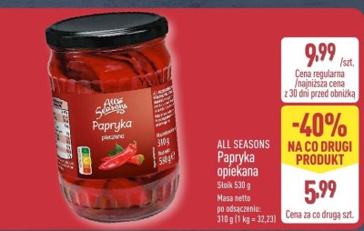 Papryka opiekana ALL SEASONS promocja w Aldi