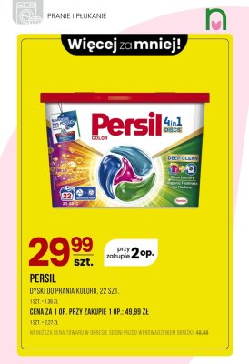 Kapsułki do prania Persil Color 4in1 Discs Deep Clean 22 szt. promocja w Drogerie Natura