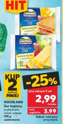 Ser topiony tost Hochland promocja