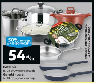 Patelnie promocja w Auchan