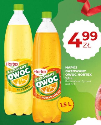 Napój gazowany Hortex Owoc Pomarańcza 1,5L promocja w Duży Ben