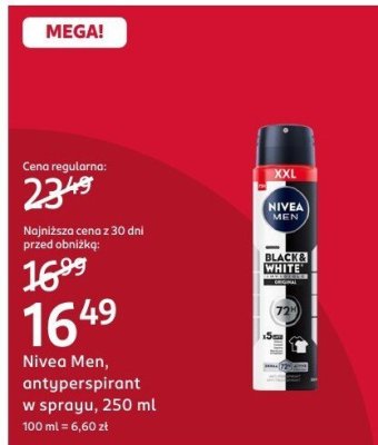 Antyperspirant w sprayu, 250 ml promocja w Rossmann