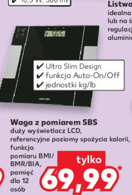 Waga z pomiarem sbs 5050bk Sencor promocja