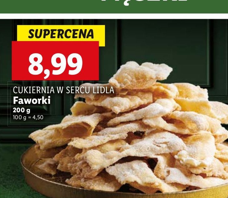 Faworki Cukiernia lidla promocja w Lidl