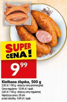 Kiełbasa śląska, 500 g promocja w Twój Market