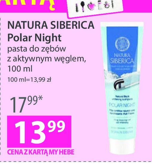 Pasta do zębów Natura siberica polar night promocja