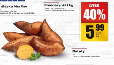 Bataty promocja w Supeco