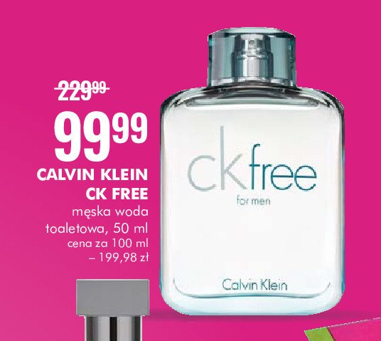 Woda toaletowa Calvin klein free for men promocje