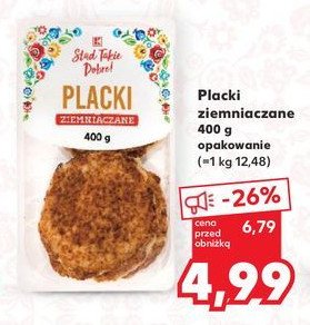 Placki ziemniaczane K-classic stąd takie dobre! promocja w Kaufland