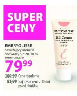 Krem do twarzy bb spf 20 Embryolisse laboratoires secret de maquilleurs promocja