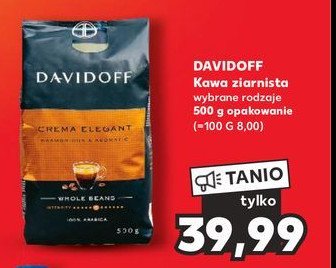 Kawa Davidoff cafe creme elegant promocja