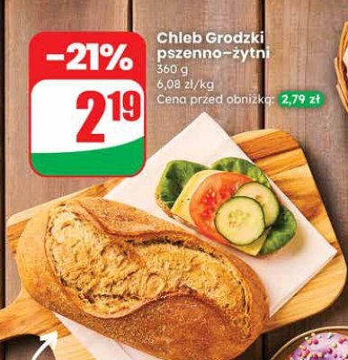 Chleb Grodzki pszenno-żytni promocja w Dino