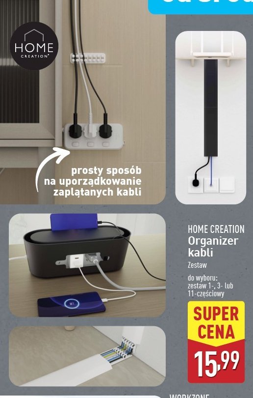 Organizer do kabli Home creation promocja