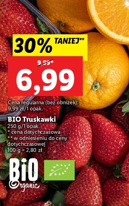 Truskawki bio promocja