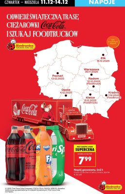 Napój gazowany Fanta, 2x2 l promocja w Biedronka