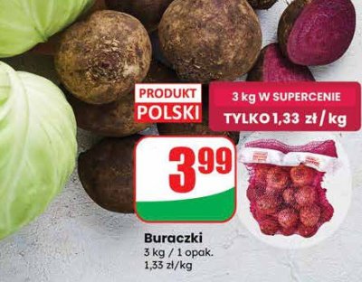 Buraczki promocja w Dino