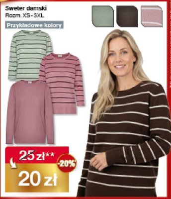 Sweter damski promocja w Woolworth