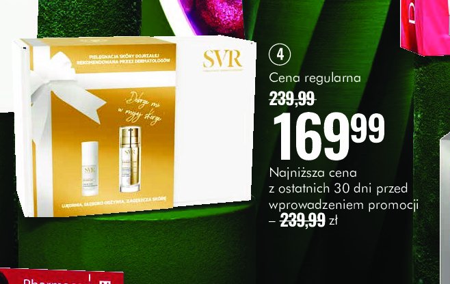 Zestaw w pudełku densitium: serum do twarzy 30ml + krem pod oczy 15ml Svr zestawy promocja w Super-Pharm