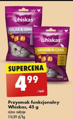 Przysmak dla kota relax & unwind Whiskas promocja
