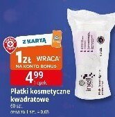 Płatki kosmetyczne kwadratowe promocja w Leclerc