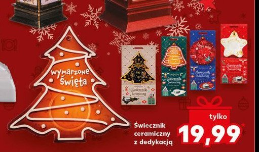 Świecznik ceramiczny promocja