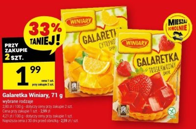 Galaretka Winiary promocja w Twój Market