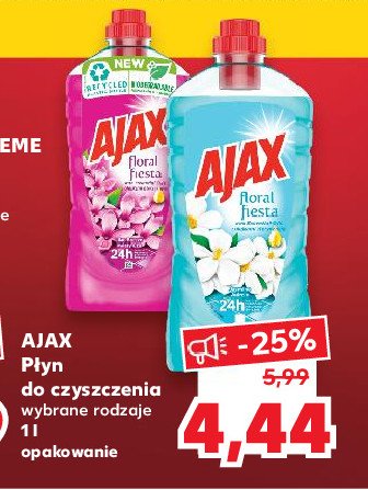 Płyn do mycia z olejkami eterycznymi Ajax floral fiesta Ajax . promocja