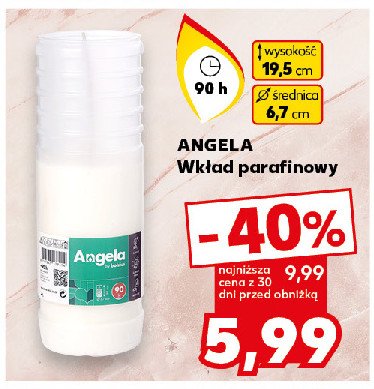 Wkład parafinowy 90 h Angela promocja