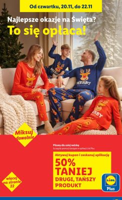 Piżama świąteczna promocja w Lidl