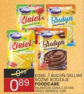 Kisiel truskawkowy Gellwe Foodcare promocja w Wafelek