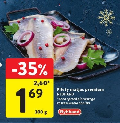 Filety matjas premium RYBHAND promocja w Intermarche