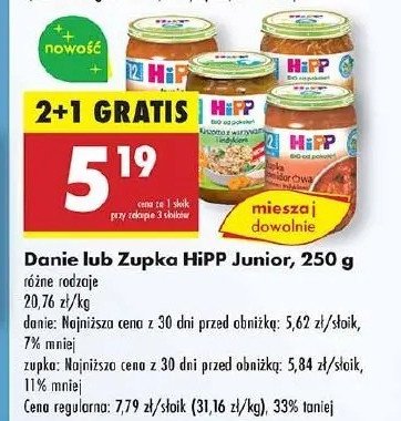 Kaszotto z warzywami i indykiem Hipp bio promocja