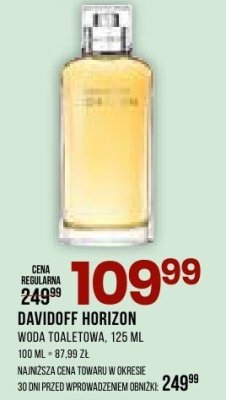 Perfumy Davidoff Horizon promocja w Drogerie Natura