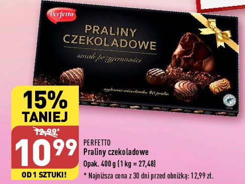 Praliny czekoladowe Perfetto (aldi) promocja