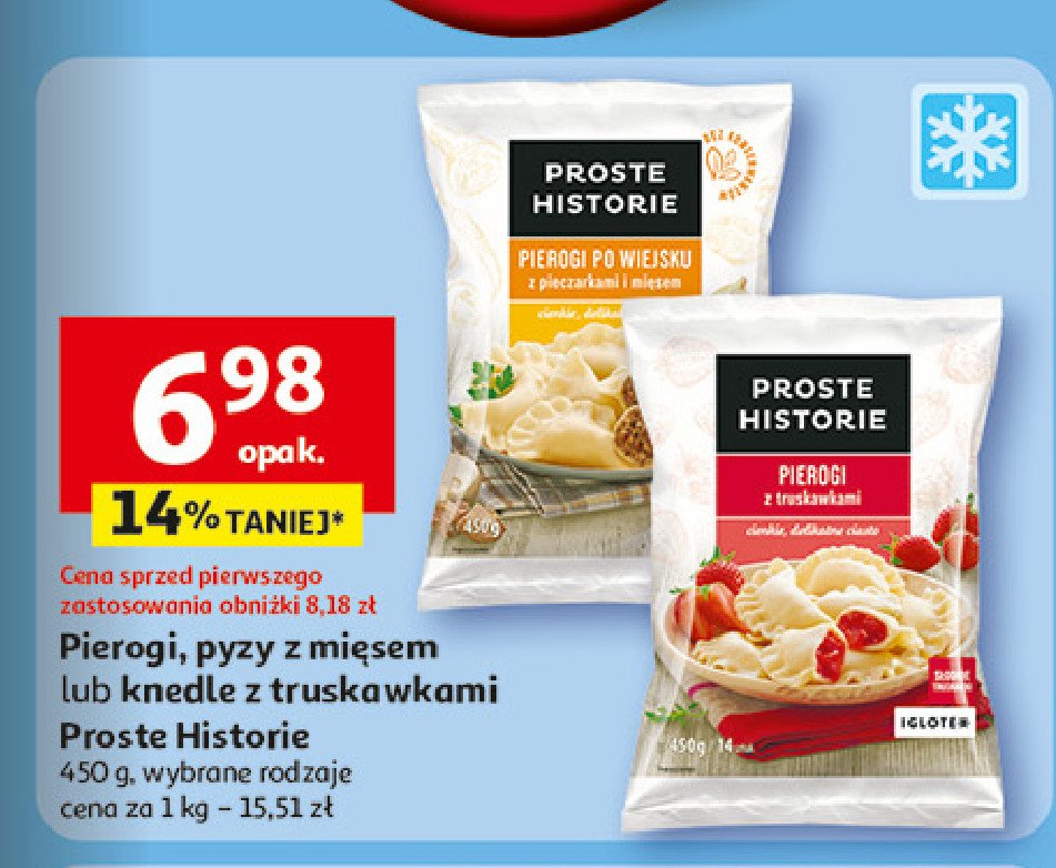 Pierogi po wiejsku Iglotex proste historie promocja