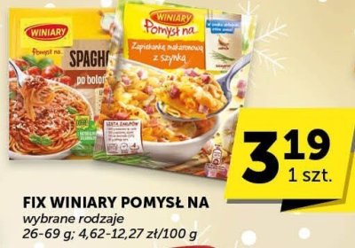 Fix Winiary pomysł na, wybrane rodzaje promocja w Euro Sklep