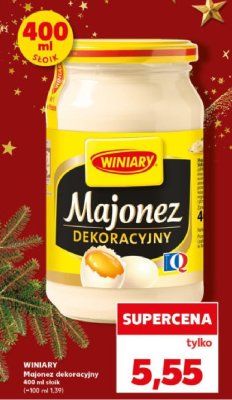 Majonez dekoracyjny Winiary 400 ml promocja w Kaufland