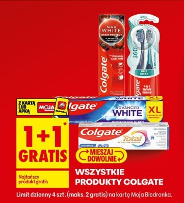 Pasta do zębów Colgate promocja w Biedronka