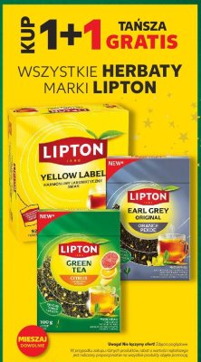 Herbaty Lipton - różne rodzaje promocja w Kaufland