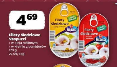 Filety śledziowe w oleju roślinnym promocja w Netto