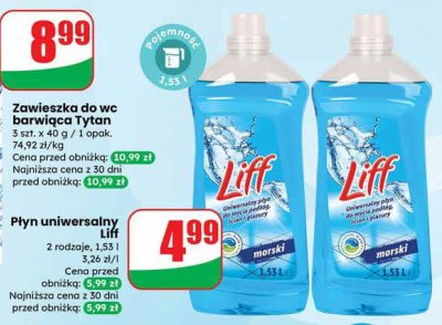 Płyn uniwersalny Liff morski promocja w Dino