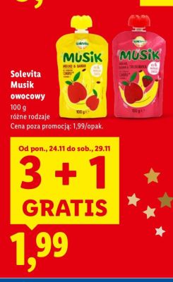 Musik owocowy Solevita promocja w Lidl