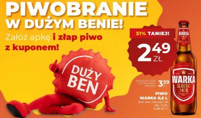 Piwo promocja w Duży Ben