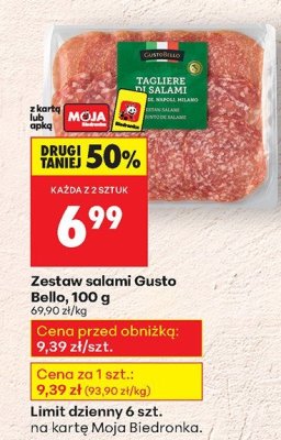 Salami promocja w Biedronka