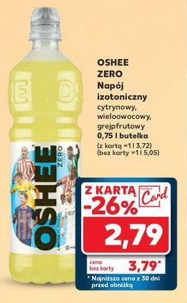 Nap贸j izotoniczny wieloowocowy Oshee zero promocja
