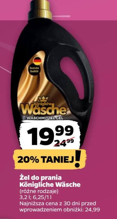 Żel do prania black KONIGLICHE WASCHE promocja