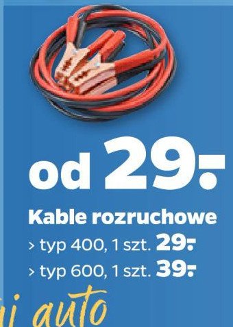 Kable rozruchowe 600 a promocja w Netto