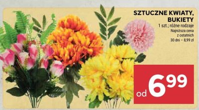 SZTUCZNE KWIATY, BUKIETY różne rodzaje promocja w Stokrotka