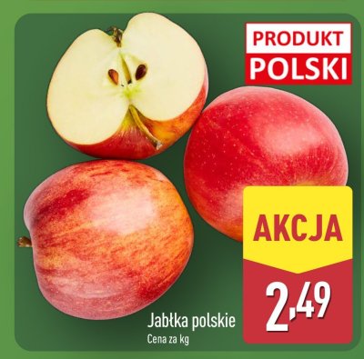 Jabłka polskie promocja w Aldi