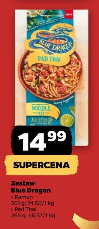 Ramen noodle Blue dragon promocja w Netto